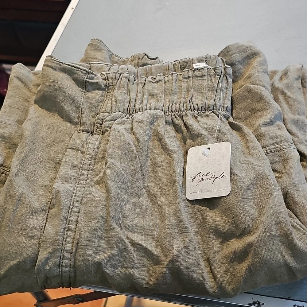 Free People Women's Days End Linen Pull on - Picture 5 of 6